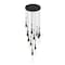 Designers Fountain Louise 11 Light Contemporary Matte Black Chandelier For Dining Rooms D231M-11CH-MB - alternate 1